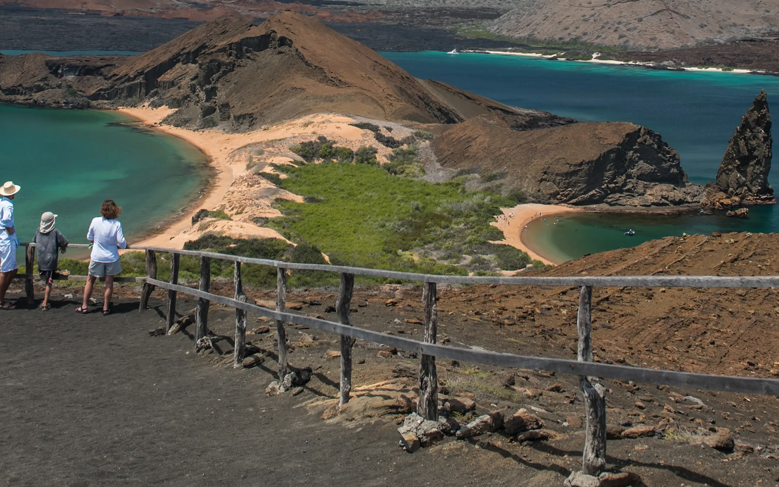 Galápagos Islands beaches on a Peru and Ecuador trip with friends