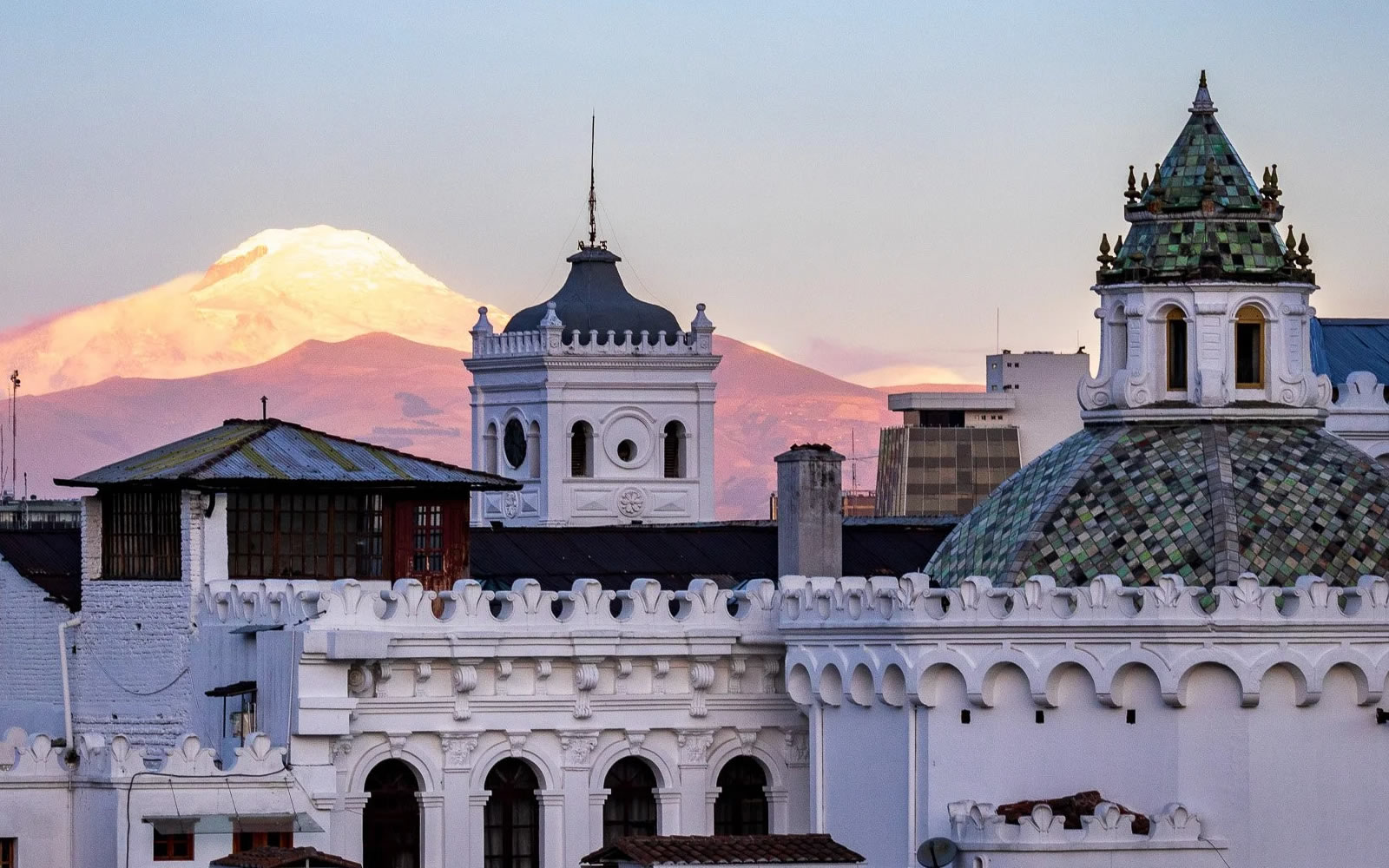 Quito's colonial streets on a 12-day Peru and Ecuador trip for couples