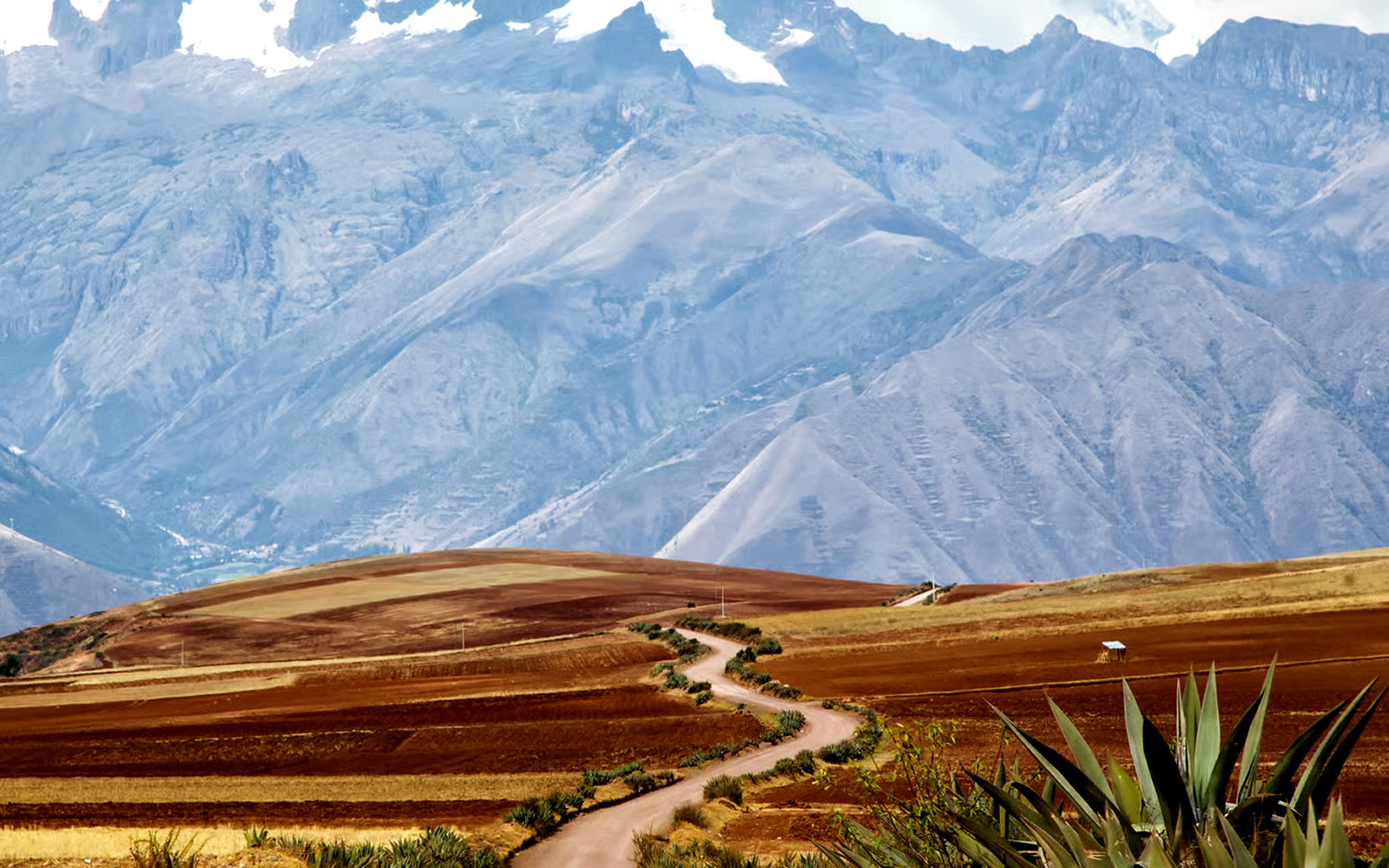 Sacred Valley landscape on a Peru and Ecuador trip with friends
