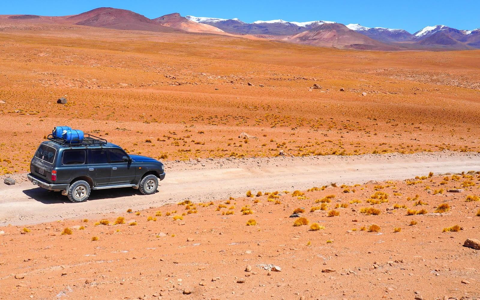 High desert near Uyuni crossed on a 15-day friends' trip