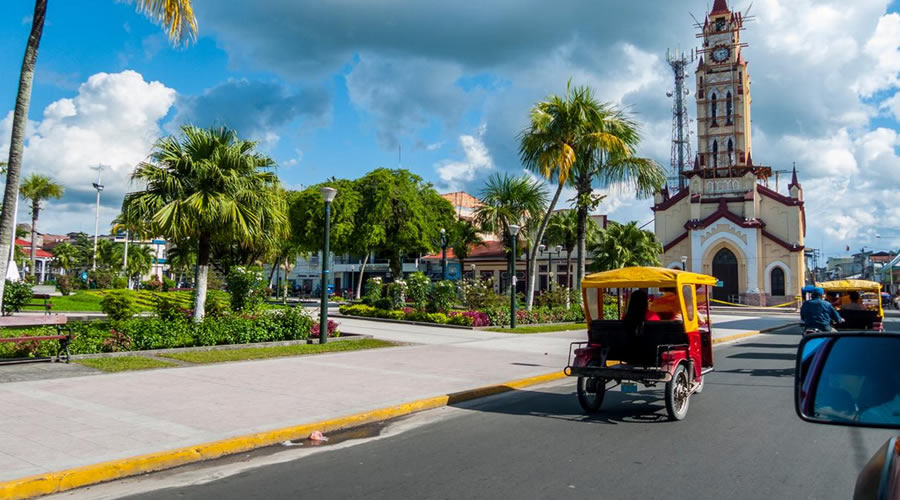 Riverside city of Iquitos, Peruvian Amazon