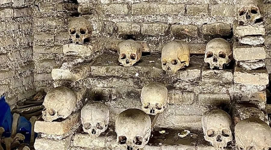 Catacombs of the San Francisco Monastery in Lima