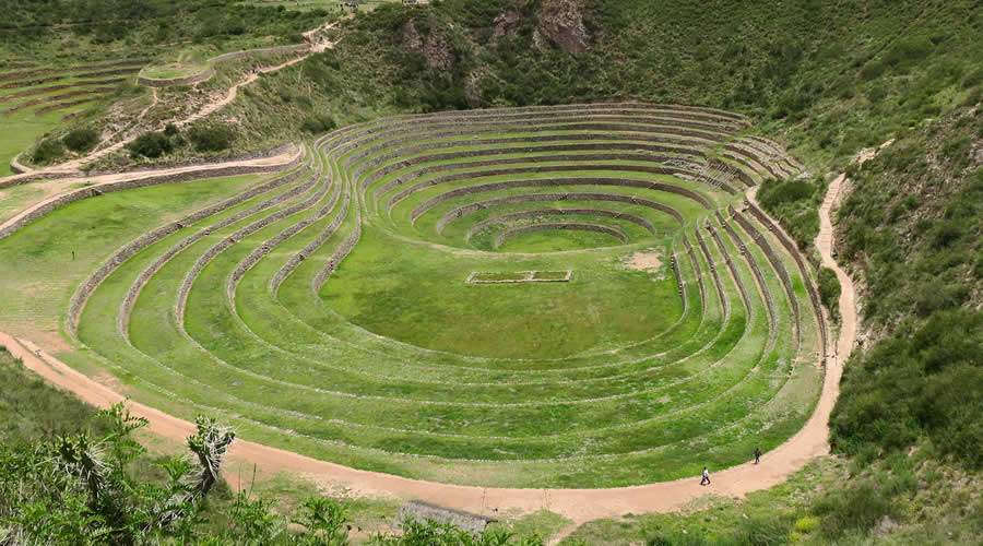 Circular Inca terraces of Moray, Peru