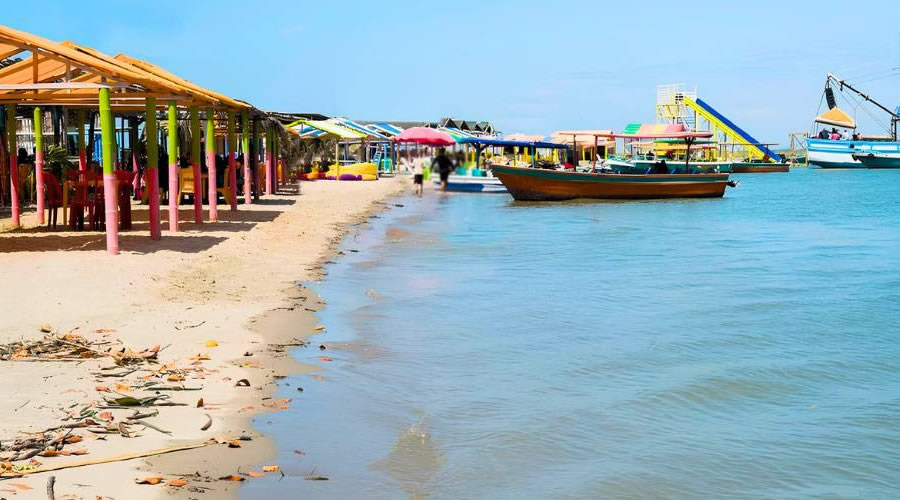 Beach and coastline of the Tumbes region